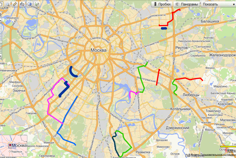 План развития велосипедных дорожек в Москве 2012-2016 годы