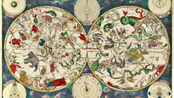 Planisphærium Coeleste - Звёздная карта XVII века голландского картографа Фредерика де Вита (Frederik de Wit)