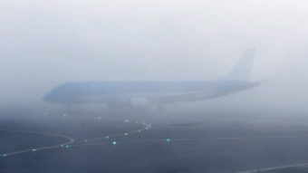 Плотный туман в Схипхоле – на взлёт работает только одна ВПП
