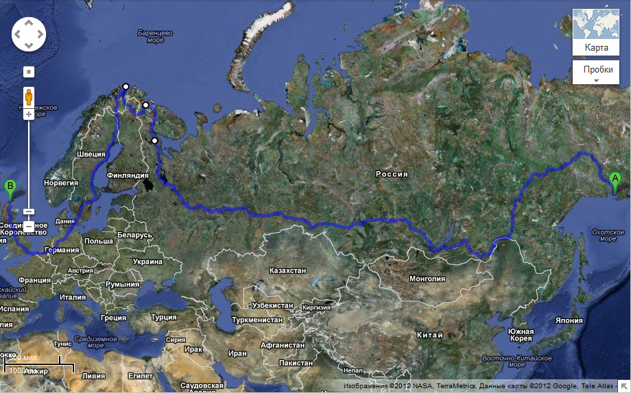 2012.04.06 - откуда Колыма; куда Неизвестная дорога - Карты Google - Mozilla Firefox 06.04.2012 145637.bmp