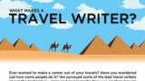 How to become a travel writer - Как стать блогером-путешественником
