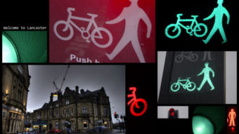 2012.12.24 - Светофор даёт приоритет велосипедистам в дождливую погоду