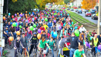 2013.10.21 - Тимишоара – «Зеленый для велосипедов» – пять лет активных действий