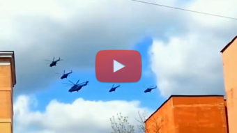 2014.05.02 Вертолёты с репетиции парада 9 мая