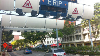 Electronic Road Pricing - первая в мире система платного въезда в центр города в Сингапуре